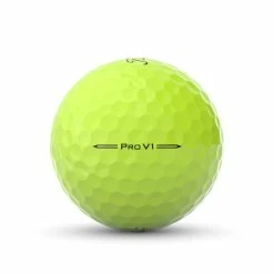 Titleist 2023 Pro V1 Golf Balls -Putters Shop 2023 ProV1 Yellow view02 RGB 93325.1674499480