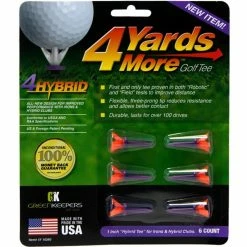 Spikes GreenKeepers 4 Yards More Golf Tees -Putters Shop 4 Yards More Hybrid Red Purple Golf Tees 6 CT Default 550 93749.1600450299