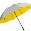 Proactive Sports Sun Tek 68" UV Protection Wind Cheater Vented Canopy Umbrella (Silver/Yellow) -Putters Shop 61IT1 8NDzL. SL1500 22521.1540936851