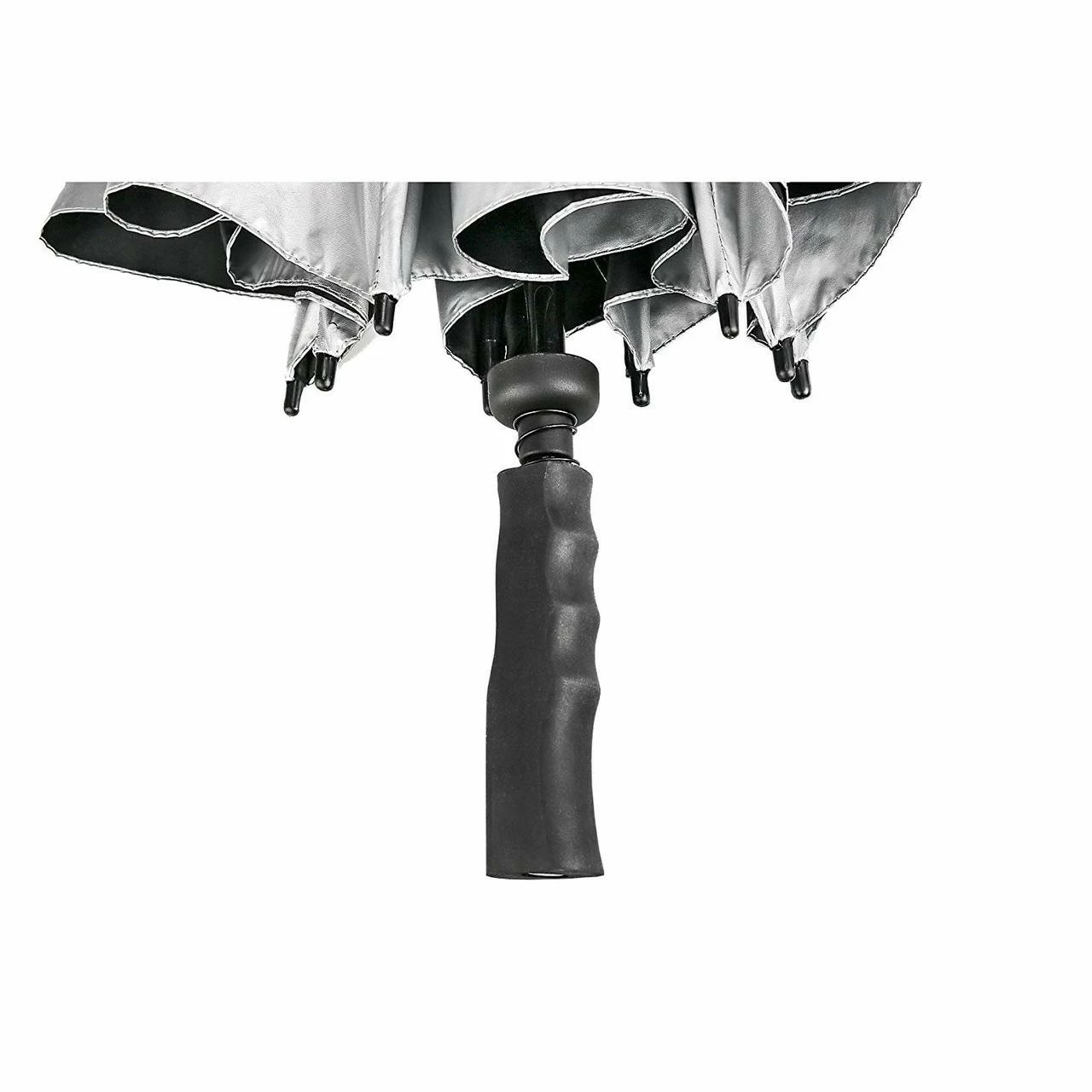 Proactive Sports Sun Tek 68” UV Protection Wind Cheater Vented Canopy Umbrella (Silver/Black) 5 Proactive Sports Sun Tek 68” UV Protection Wind Cheater Vented Canopy Umbrella (Silver/Black) - Image 3