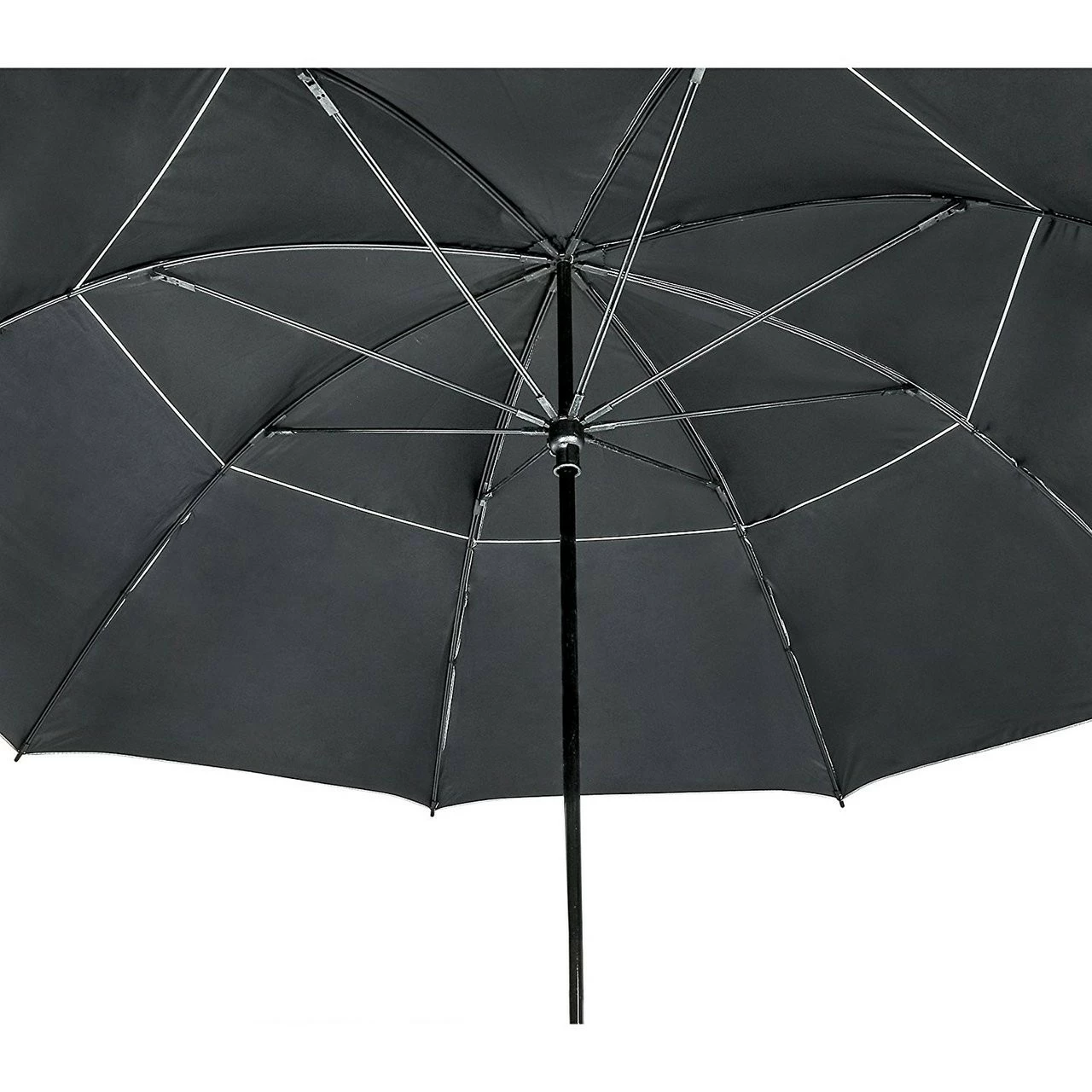 Proactive Sports Sun Tek 68” UV Protection Wind Cheater Vented Canopy Umbrella (Silver/Black) 6 Proactive Sports Sun Tek 68” UV Protection Wind Cheater Vented Canopy Umbrella (Silver/Black) - Image 4
