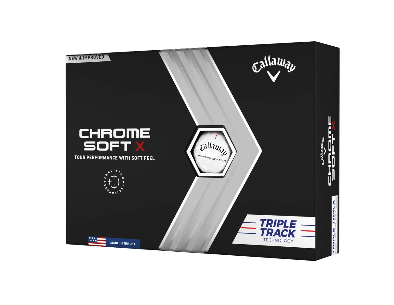 Callaway Chrome Soft X Triple Track 22 Golf Balls 3 Callaway Chrome Soft X Triple Track 22 Golf Balls