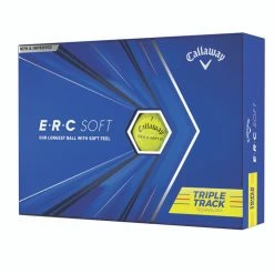 Callaway ERC Soft Golf Balls -Putters Shop ERC Soft yellow packaging lid 2021 008 82095.1645822201