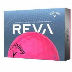Callaway Women's REVA 23 Golf Balls -Putters Shop REVA packaging pink LID 2023 001 00005.1674514488