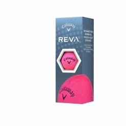 Callaway Women's REVA 23 Golf Balls -Putters Shop REVA packaging pink SLEEVE 2023 001 06440.1674514459
