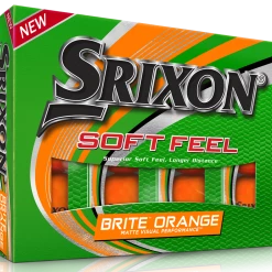 Srixon Soft Feel Brite Golf Balls -Putters Shop SoftFeel BRITE ORANGE Package 22320.1655402841