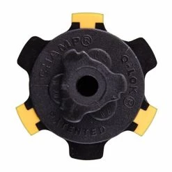 Champ Scorpion Stinger Golf Spikes Cleats (Q-Lok) -Putters Shop Stinger QLok Cleat BlkYel Back 600px d449268f 1227 4f81 bb7b 1a059c2a6a9c 1000x 01023.1539793183