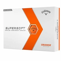 Callaway Supersoft 23 Golf Balls (Multiple Colors) -Putters Shop Supersoft orange packaging lid 2023 001 47219.1674249703