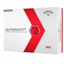 Callaway Supersoft 23 Golf Balls (Multiple Colors) -Putters Shop Supersoft red packaging lid 2023 001 03233.1674249708