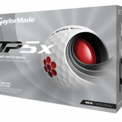 Taylormade TP5x Golf Balls -Putters Shop TM21BAL TA458 N7600501 TP5x WHT GLB dz Lid v2 45472.1627404921
