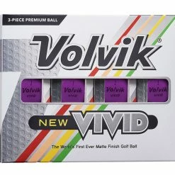 Volvik Vivid Golf Balls 15 Volvik Vivid Golf Balls -Putters Shop Vivid Purple 02390.1659655827