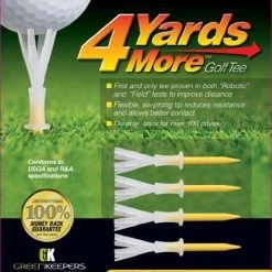 Spikes GreenKeepers 4 Yards More Golf Tees -Putters Shop YellowTees 05185.1600387174