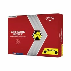 Callaway Chrome Soft Truvis 22 Yellow And Black Golf Balls