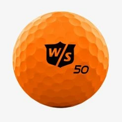 Wilson Staff Fifty Elite Golf Balls -Putters Shop elite ball orange single 17515.1654899599