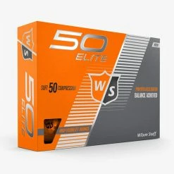 Wilson Staff Fifty Elite Golf Balls -Putters Shop elite ball orange 10010.1654899614