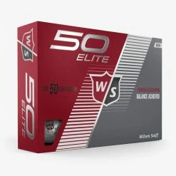 Wilson Staff Fifty Elite Golf Balls -Putters Shop elite ball white 56925.1654899579