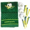 Team Golf Oregon Ducks Fighting Duck Gift Set (Towel, Balls, Tees) -Putters Shop golf gift set 75834.1653582621
