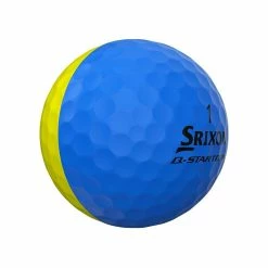 Srixon Q-Star Tour Divide Golf Balls -Putters Shop q star tour divide yellow blue ball 2 60140.1654548039