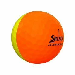 Srixon Q-Star Tour Divide Golf Balls -Putters Shop q star tour divide yellow orange ball 2 17515.1654548059