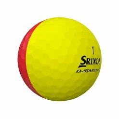 Srixon Q-Star Tour Divide Golf Balls -Putters Shop q star tour divide yellow red ball 31344.1654548046