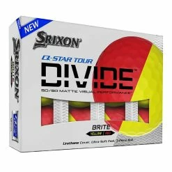Srixon Q-Star Tour Divide Golf Balls -Putters Shop q star tour divide yellow red dz 79220.1654548044