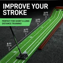 Perfect Practice Golf Perfect Practice Putting Mat Standard Edition (9ft 6in) -Putters Shop standard putting mat 11 40743.1653516010